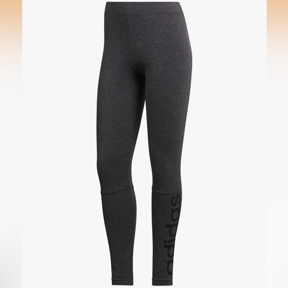 Adidas‎ Black Gray Leggings Size XL